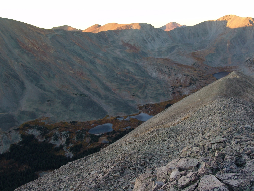 Baldwin Lakes below